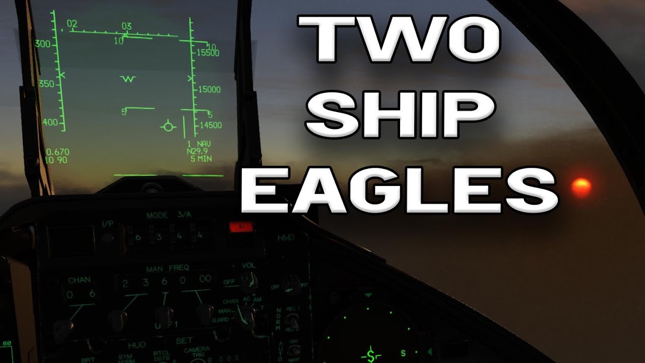 F-15C EAGLE Action SUNSET FLIGHT | Falcon BMS 4.38