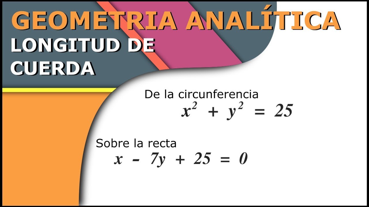 Circunferencia - Longitud de cuerda - SimpleAlgebra1