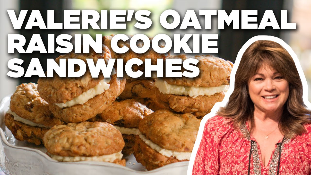 Valerie Bertinelli's Oatmeal Raisin Walnut Cookie Sandwiches | Valerie's Home Cooking | Food Network