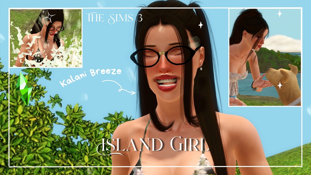 Sun, Sea & Sunny 🐶 Creating Kalani Breeze 🌴 Her Island Life Begins | Sims 3
