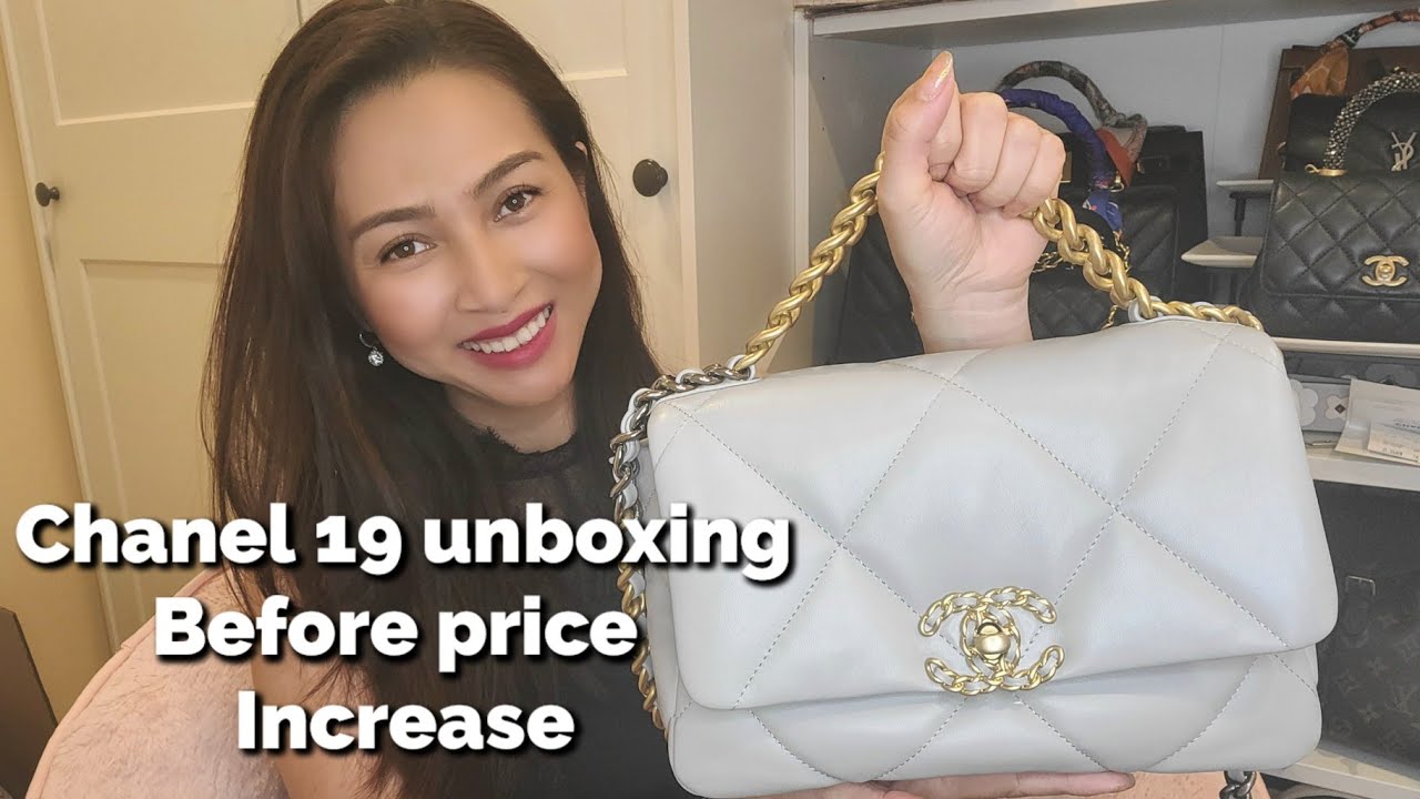 CHANEL 19 UNBOXING 2021 | 21A Grey | Last Buy Before Price Increase