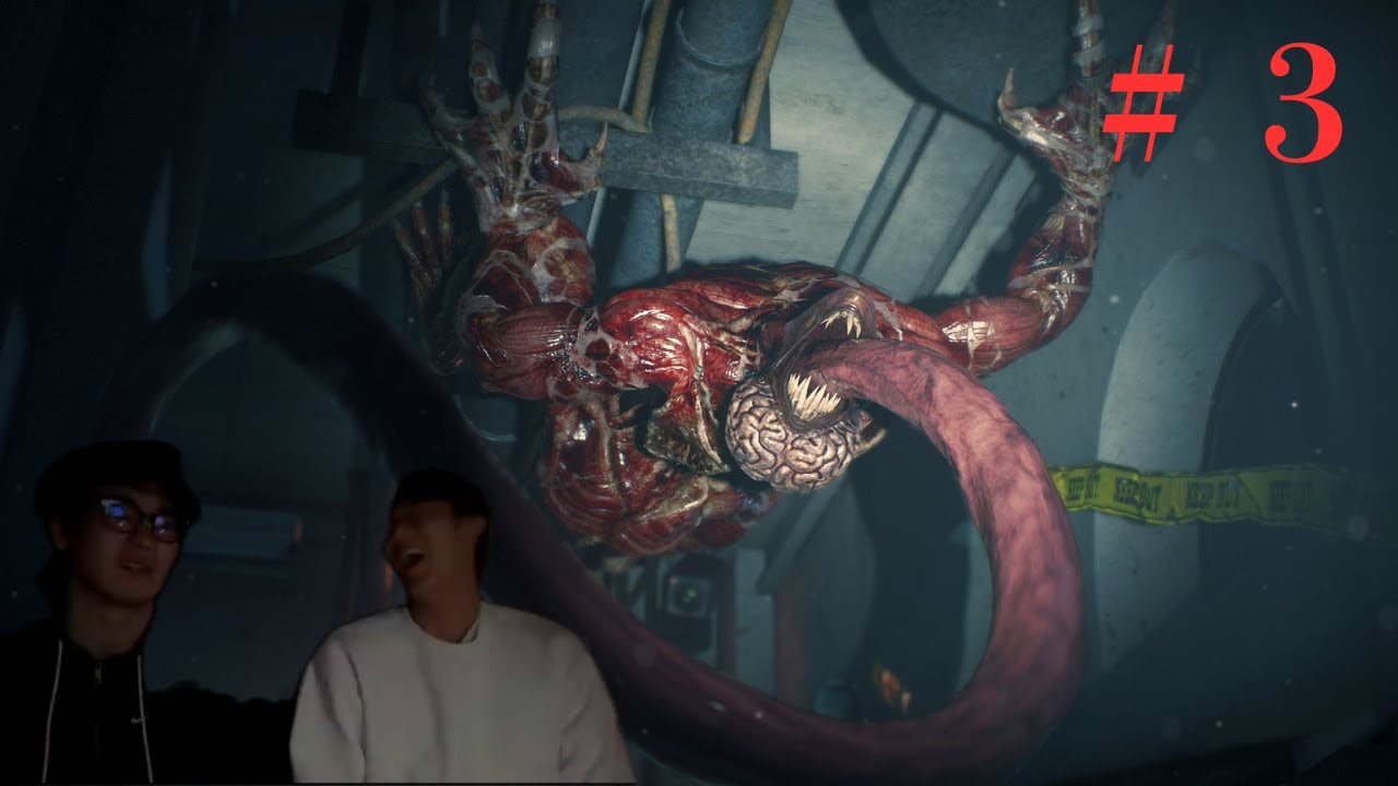 【トレーニー兄弟のゲーム実況/バイオハザードre2】史上最恐の四足歩行#バイオハザードre2 #ゲーム実況 ＃ビビり