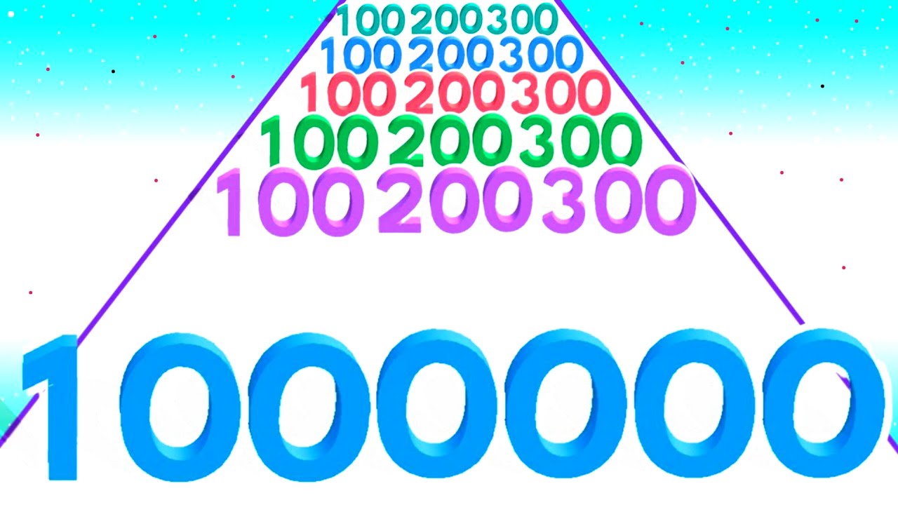 Merge Master Number Run - Level Up Number Max Level Satisfying Gameplay (Infinity)