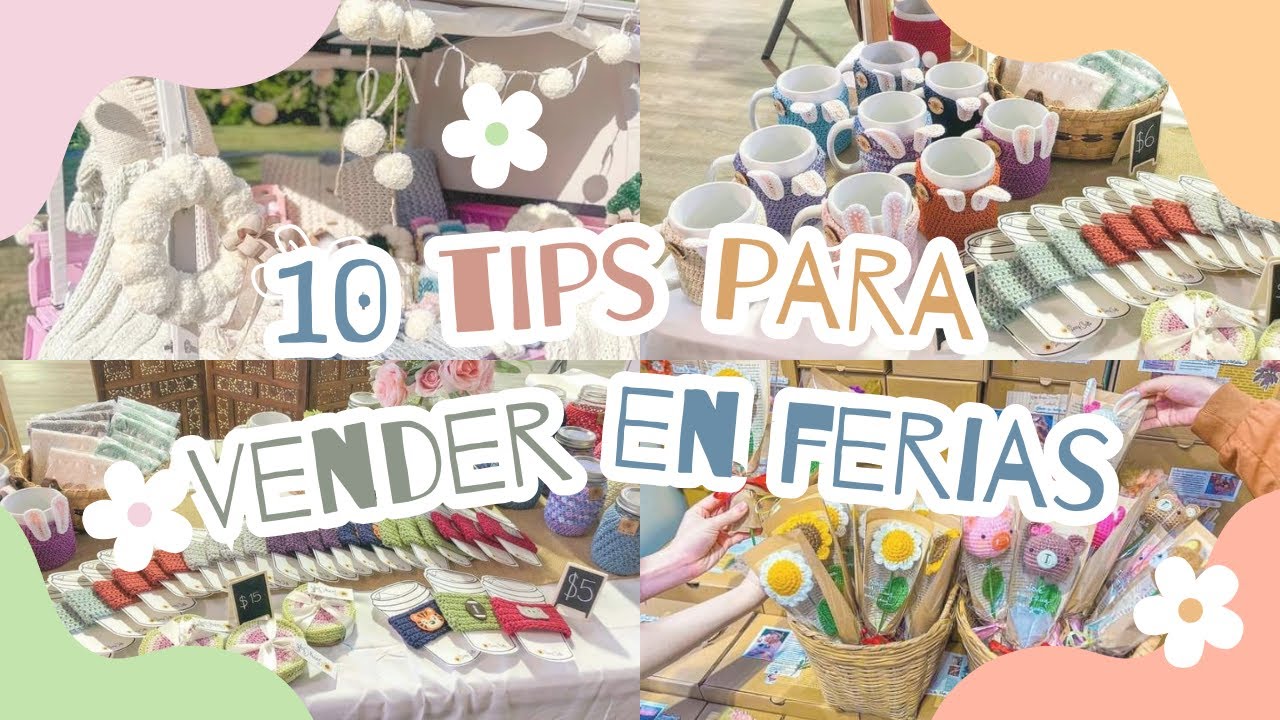Transforma tu Pasión en Ganancia - Triunfar Vendiendo tus Creaciones de Crochet en Ferias