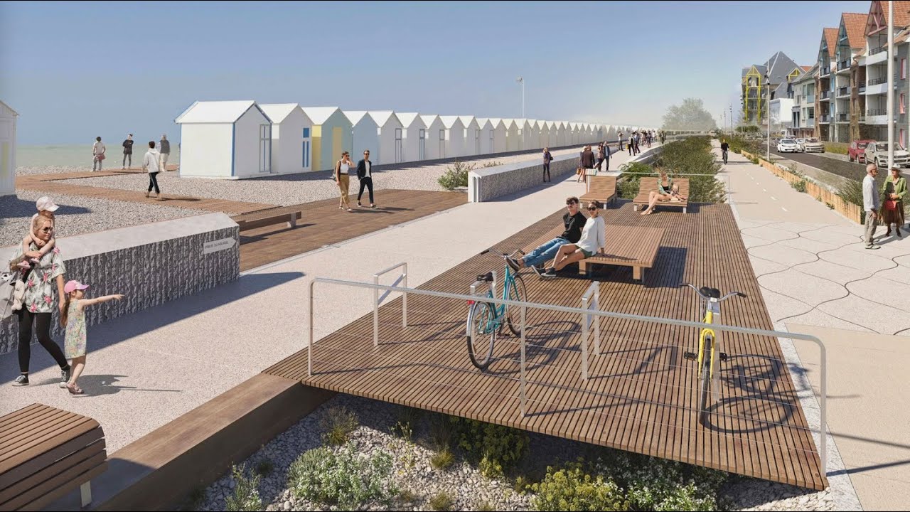 Le nouveau boulevard maritime de Cayeux-sur-Mer : quelques mois de patience, ça avance !