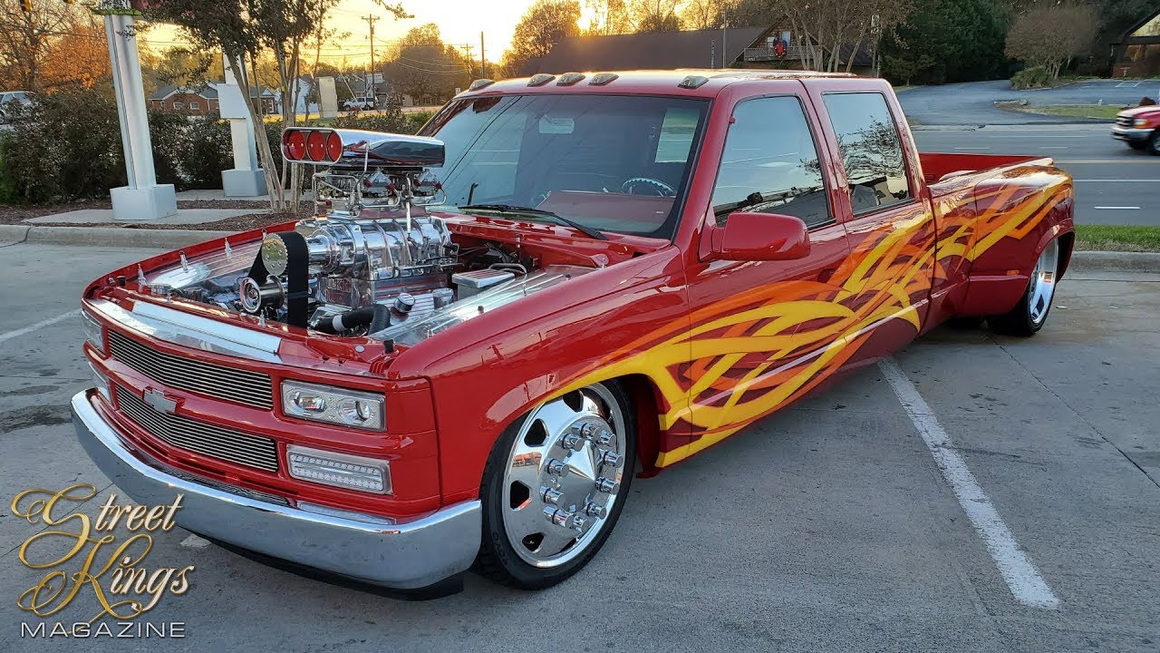 +700HP Blown Big Block Dually Bagged on 24s #ToyHaulr #StreetKingsMagazine
