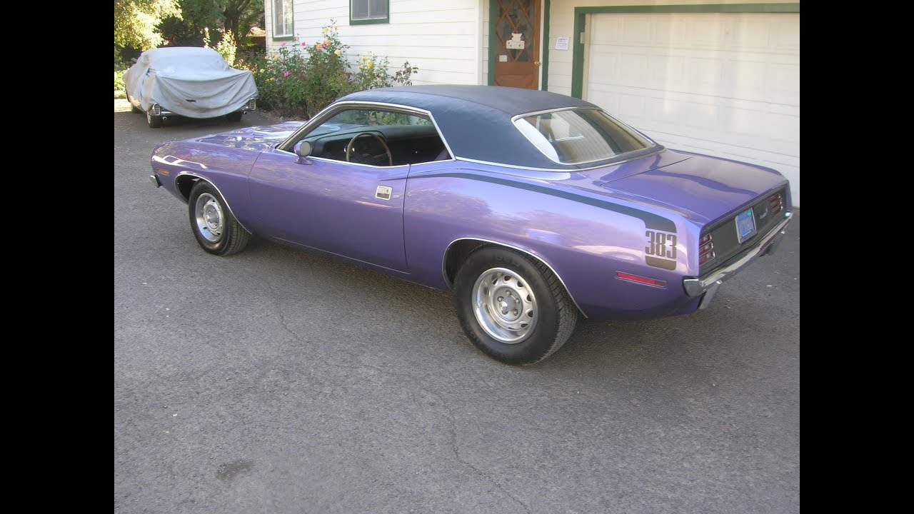 1970 Barracuda 383 with 'Cuda trim SECOND Video!