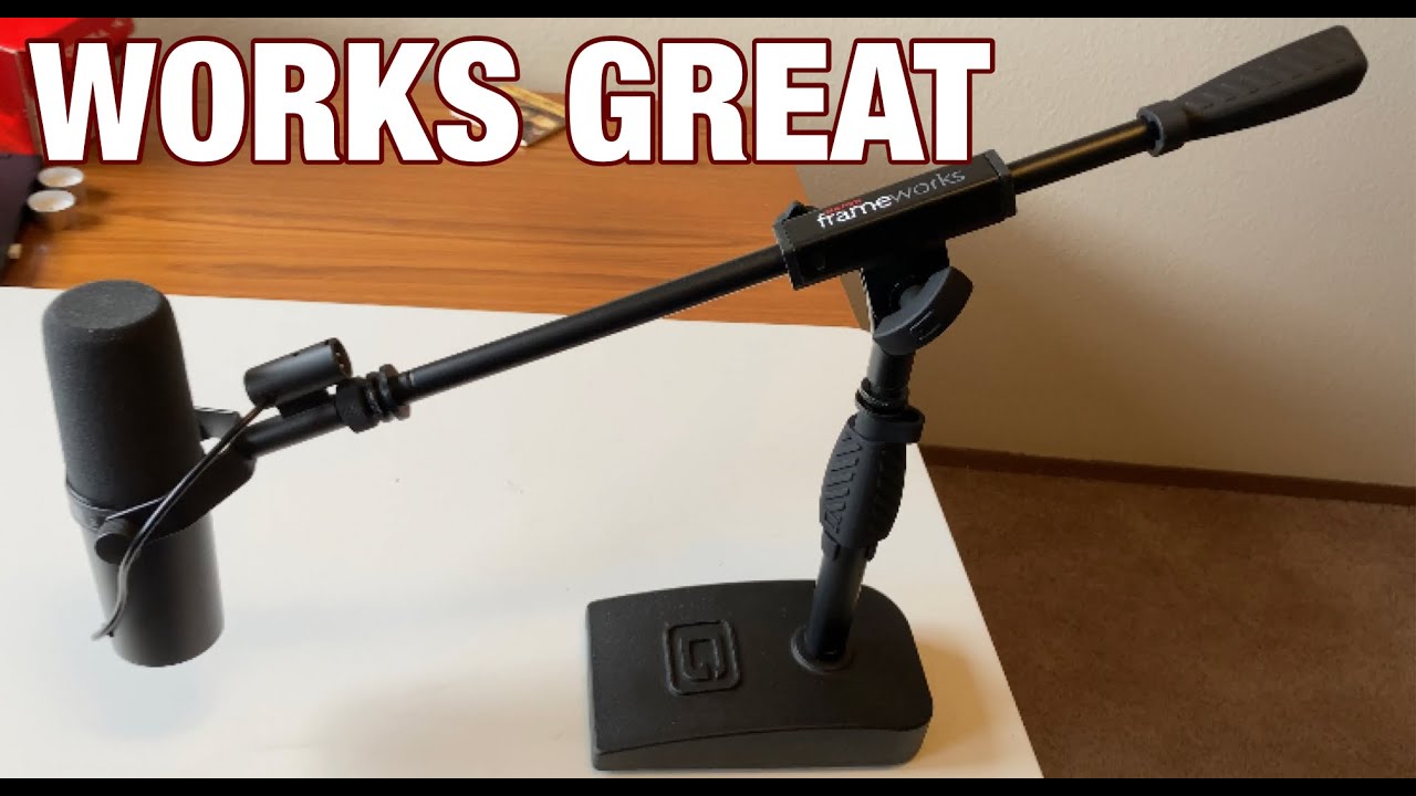 Gator Frameworks Weighted Base Microphone Stand
