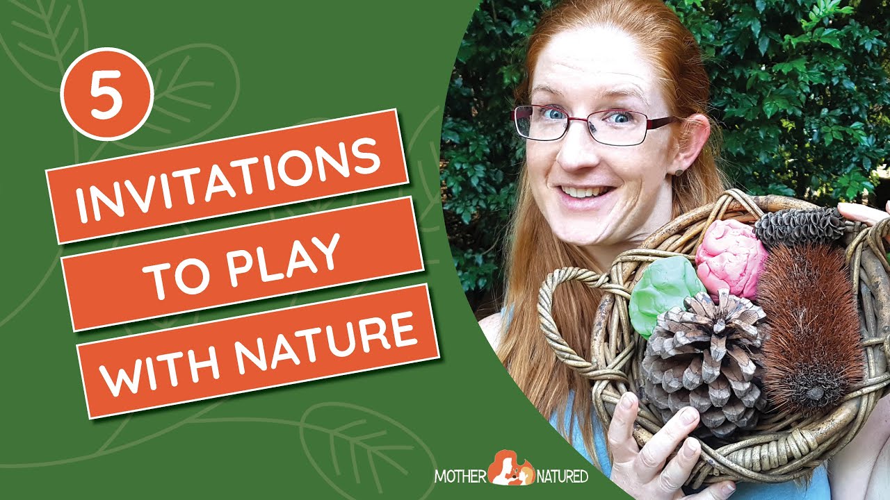 NATURE THEMED INVITATIONS TO PLAY for Kids