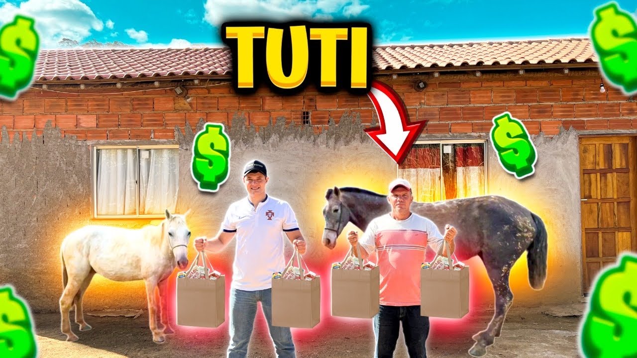 FIZ Compras PARA o meu PEÃO