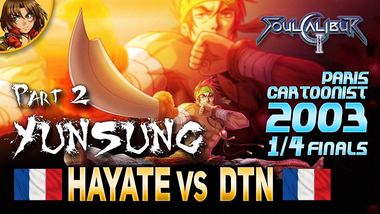 SoulCalibur 2 DTN (Nightmare) vs Hayate (Yunsung) part2 - Cartoonist 2003 Quater Final