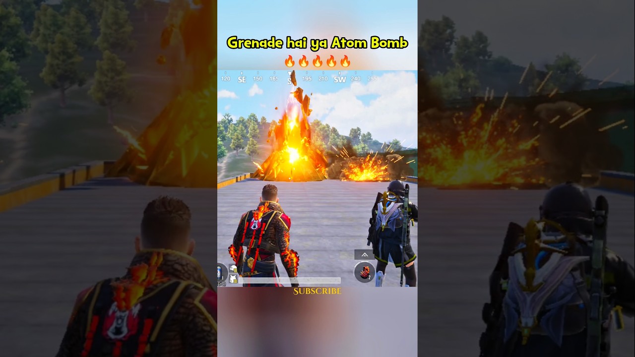 Godzilla Vs Normal GRENADE🔥❤️ || #foryou #viral #pubg #bgmi #godzillaupdatepubg #gunskins #grenade