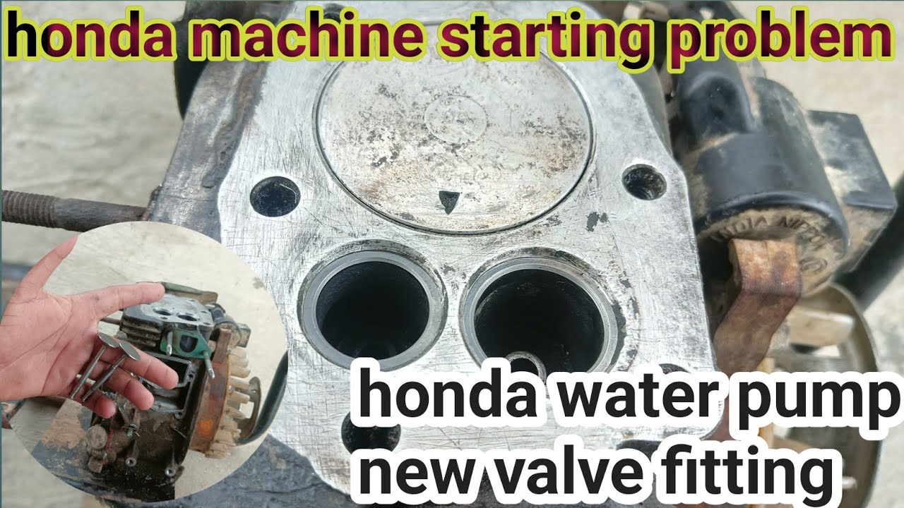 Honda gk 100 starting problem। Honda gk 100 new valve fitting। New valve fitting kaise karen