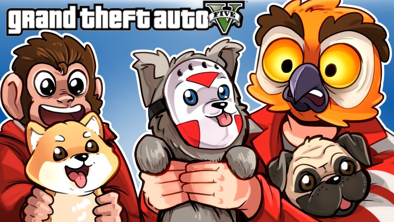 GTA 5 - ЛУИ ПРЕВРАТИЛ НАС В СОБАК!!! (Забавные моменты и растения пейотля)