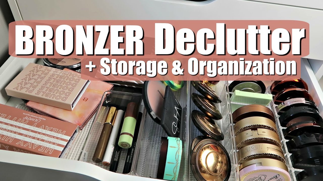 BRONZER Declutter + Storage & Organization