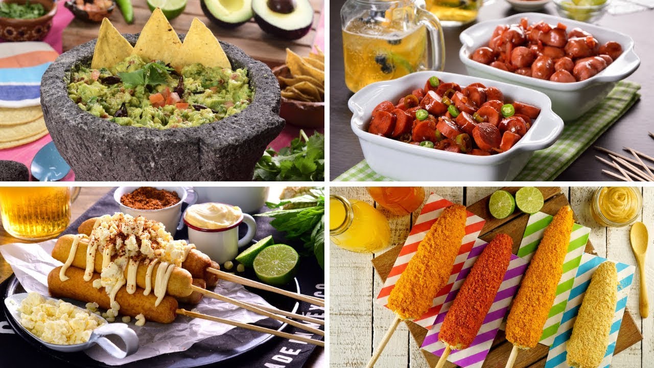 4 botanas para ver el Super Bowl