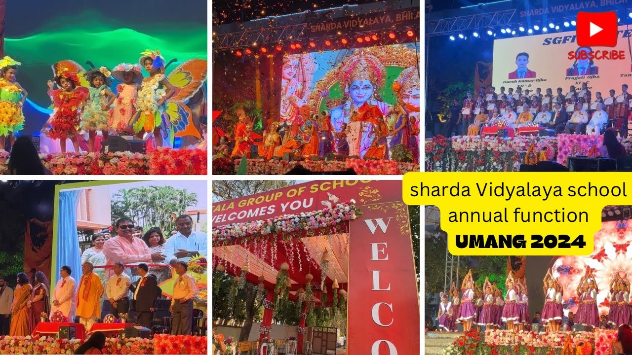 Sharda Vidyalaya || Annual Function || Umang 2024 || DPSSchool ||Bhilai School || Kendriya Vidyalaya