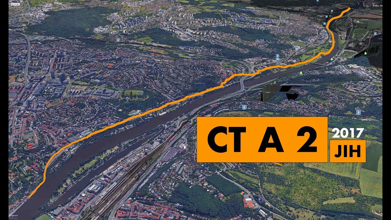 Páteřní cyklotrasa A 2 | JIH