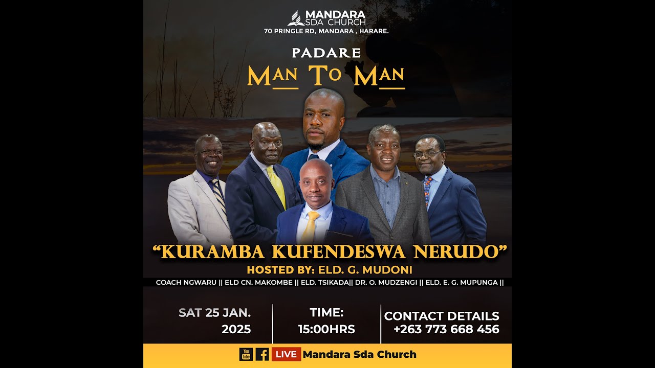 Mandara SDA Church || Padare || Title: Kuramba Kufendeswa Nerudo || Date: 25 Jan 2025 || 3:00pm ||