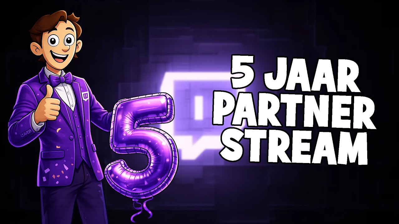 5 jaar Twitch Partner Jubileum!