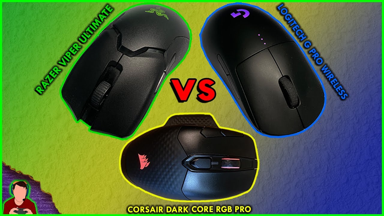 Razer Viper Ultimate vs Logitech G Pro Wireless Vs Corsair Dark Core RGB Pro - Totally Unfair