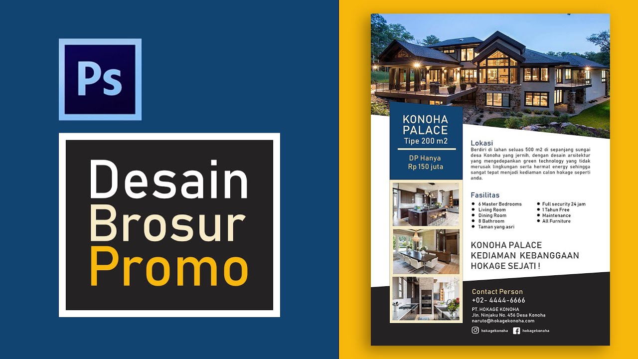 Tutorial 05 - Membuat Desain Brosur Promo