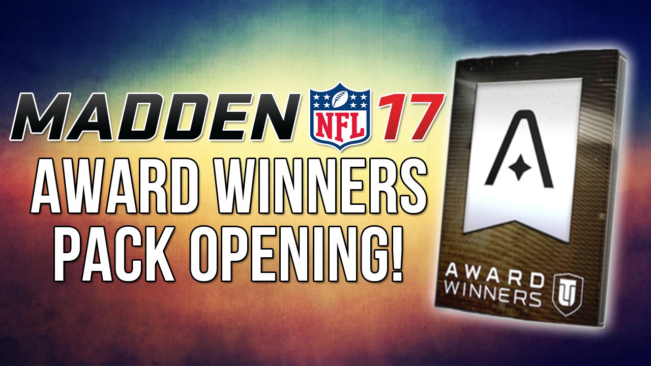 Madden 17 Ultimate Team :: Award Winners Pack Opening! ::-XBOX ONE Madden 17 Ultimate Team