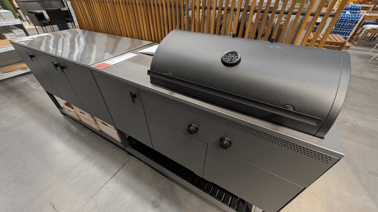 IKEA B&Aring;TSK&Auml;R Gas Grill & Charcoal Grill | Outdoor Kitchen 2026 Walkthrough