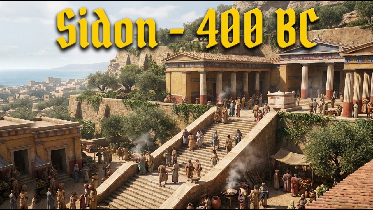 Sidon in 400 BC &ndash; Naval Powerhouse of the Ancient World (AI Reconstruction)