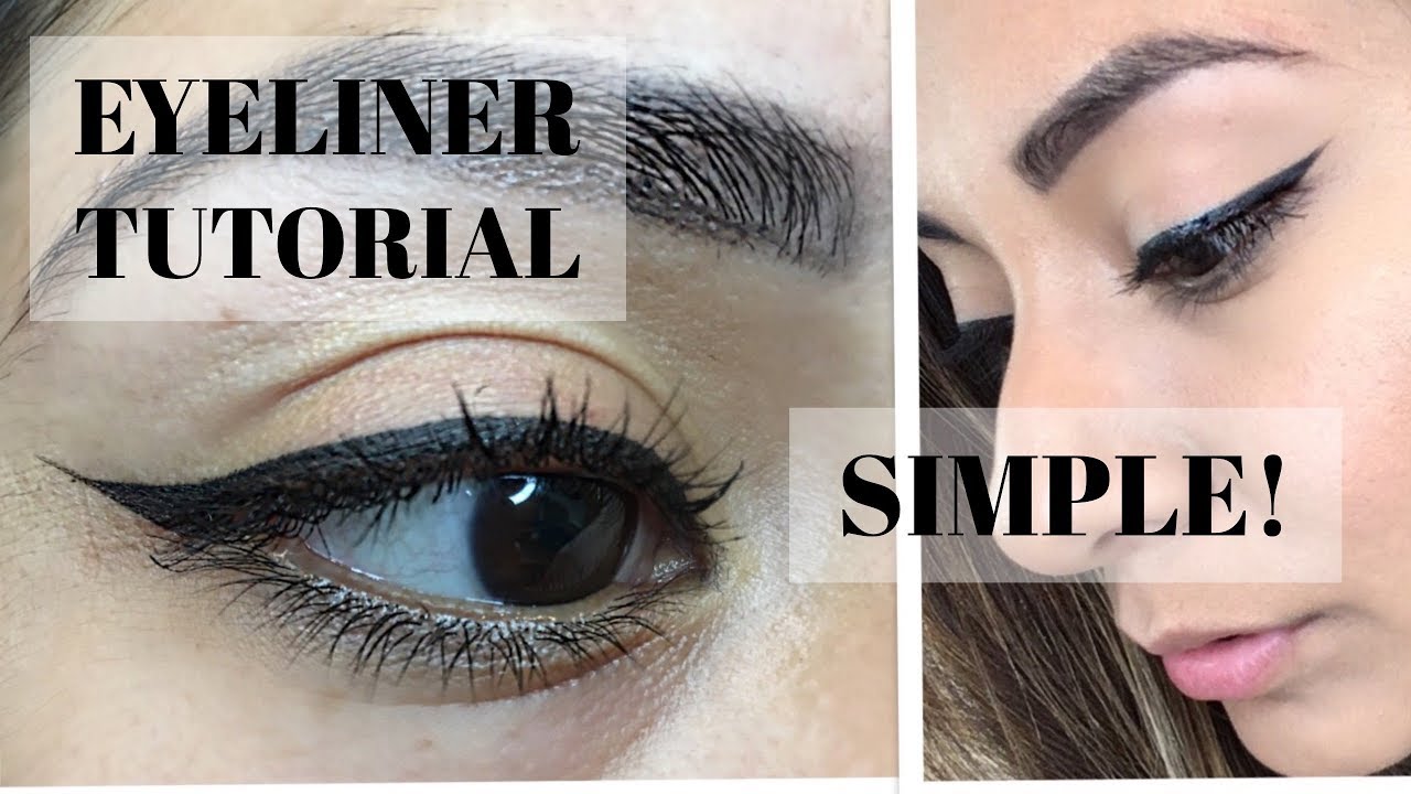 Easy Winged Eyeliner/ Liner | Tutorial