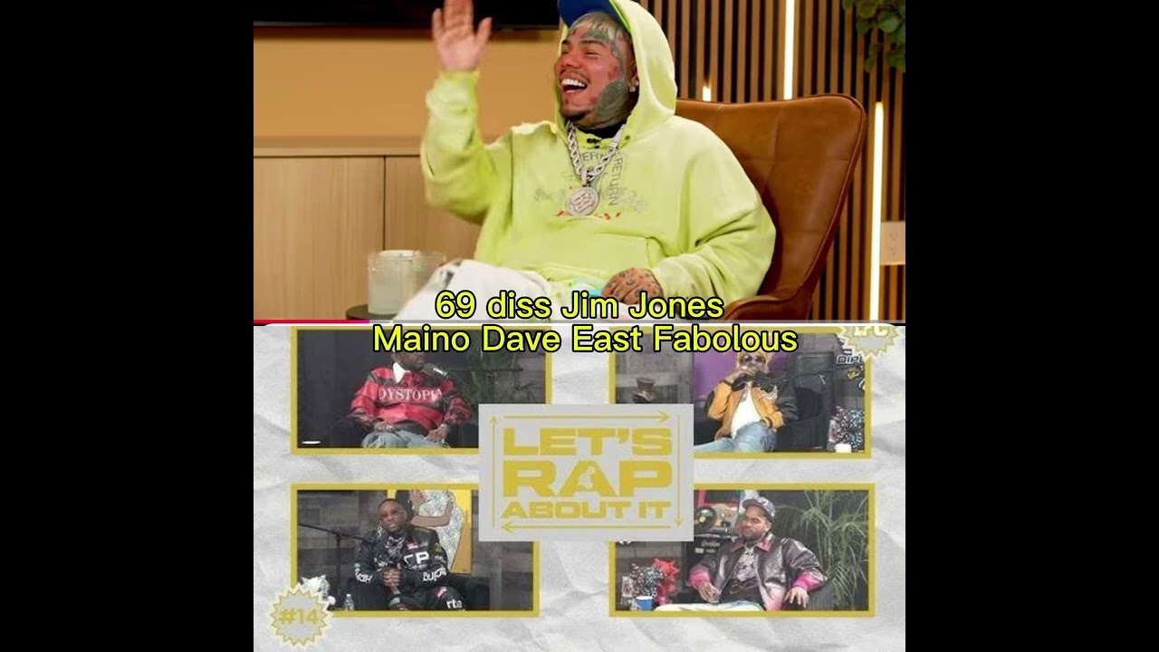 6ix9ine Disses Let’s Rap About It @6ix9ine @MyFabolousLife @MainoTV @LetsRapAboutIt 