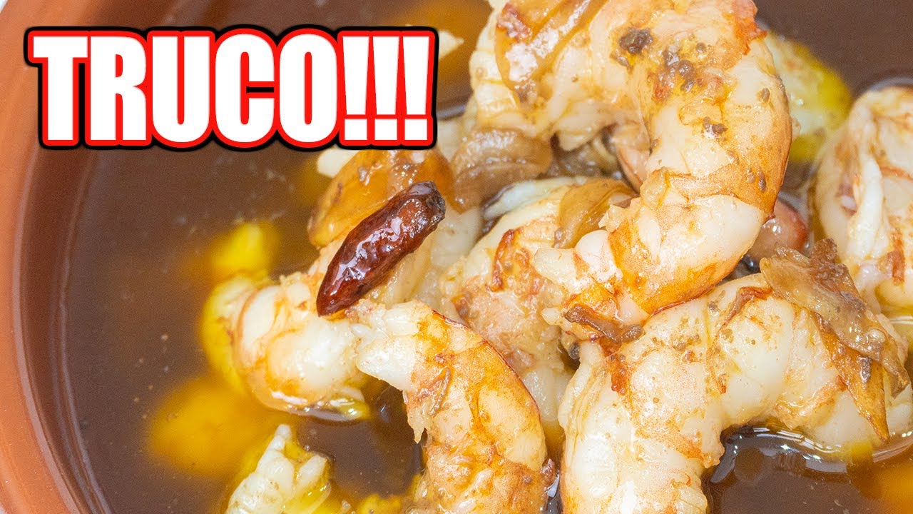 ✅ Cómo hacer GAMBAS AL AJILLO ▶ Con TRUCO!!! 😍