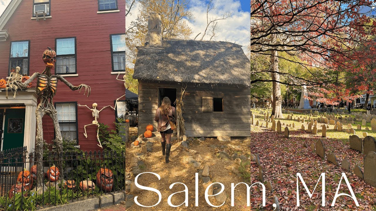travel vlog | a spooky weekend in Salem, MA, hocus pocus filming locations, & a day in Boston!