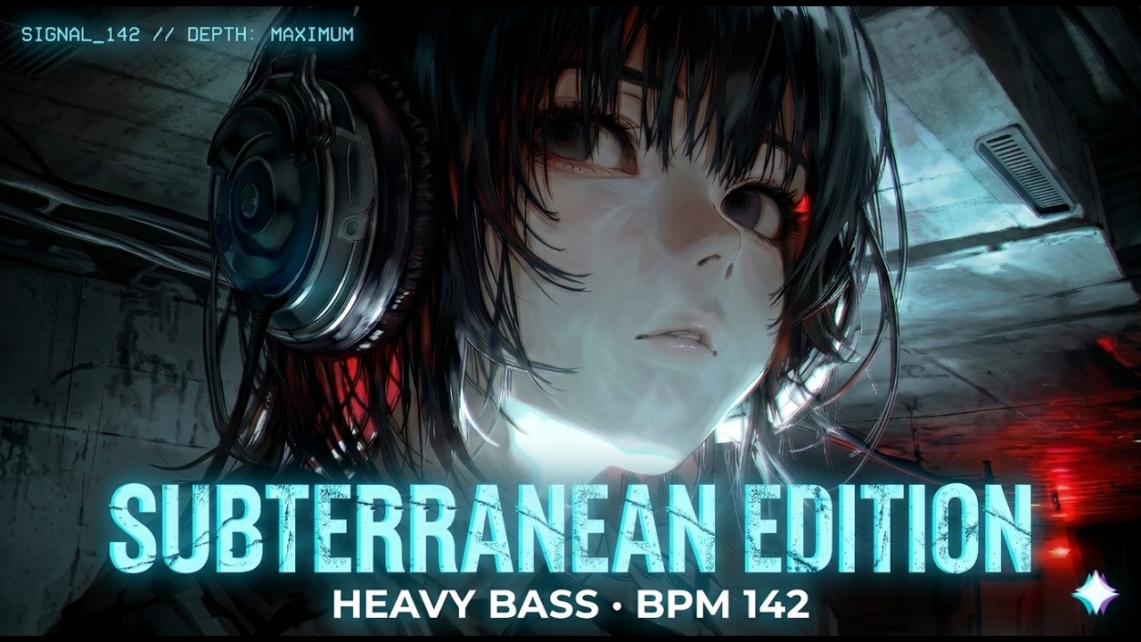 重低音/EDM | 脳を遮断するBPM142。地下深度の低音で思考を切り離す · Subterranean Edition · SIGNAL_142