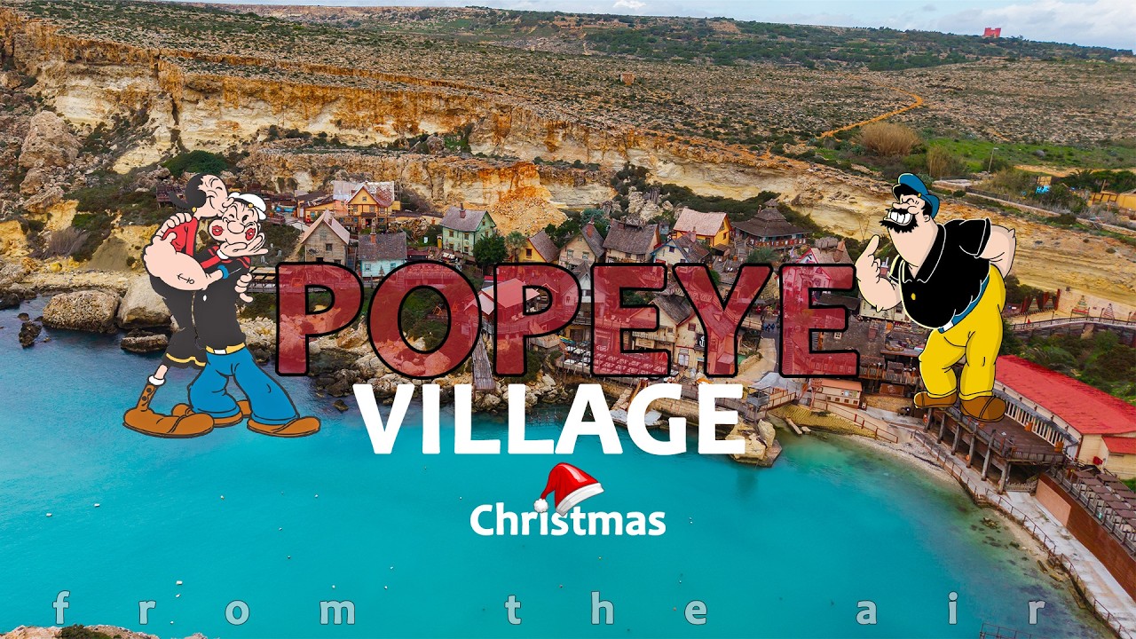 Popeye Village no Natal - Ilha de Malta (Malta Island)