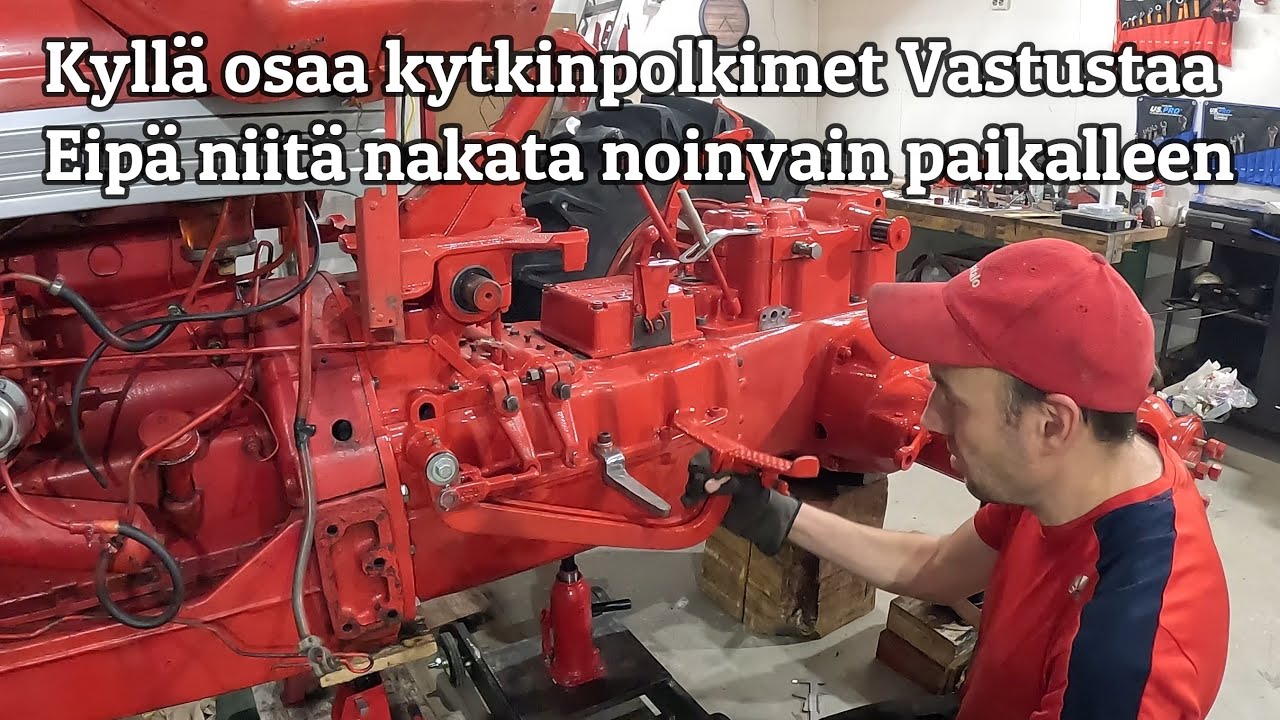 Valmet 565.2 - Kytkinpolin ongelma - h&auml;t&auml;remontin hankalin homma