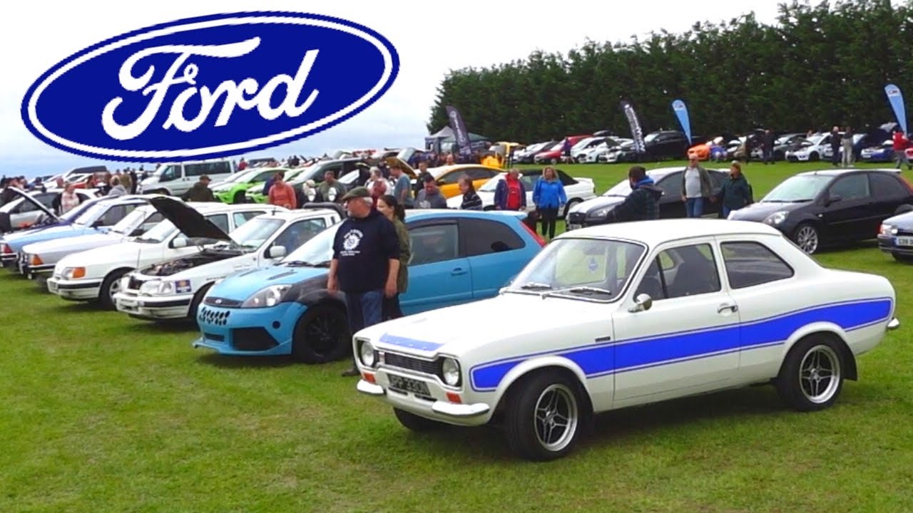 FORD Cars at FORD MEET at Squires SEPTEMBER 2023 Fords in the Field