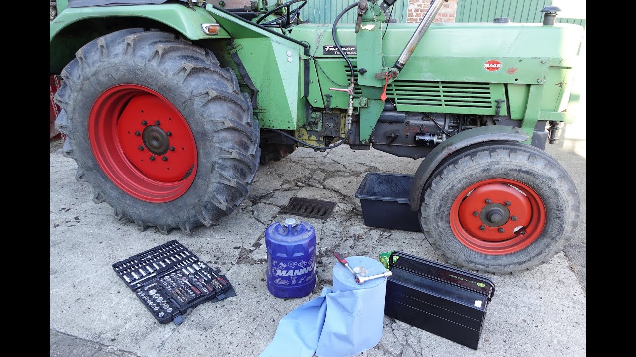 Fendt Farmer 105s -- BASICS: Motorölwechsel, Einspritzpumpenwartung -- irgendwas ist ja immer...
