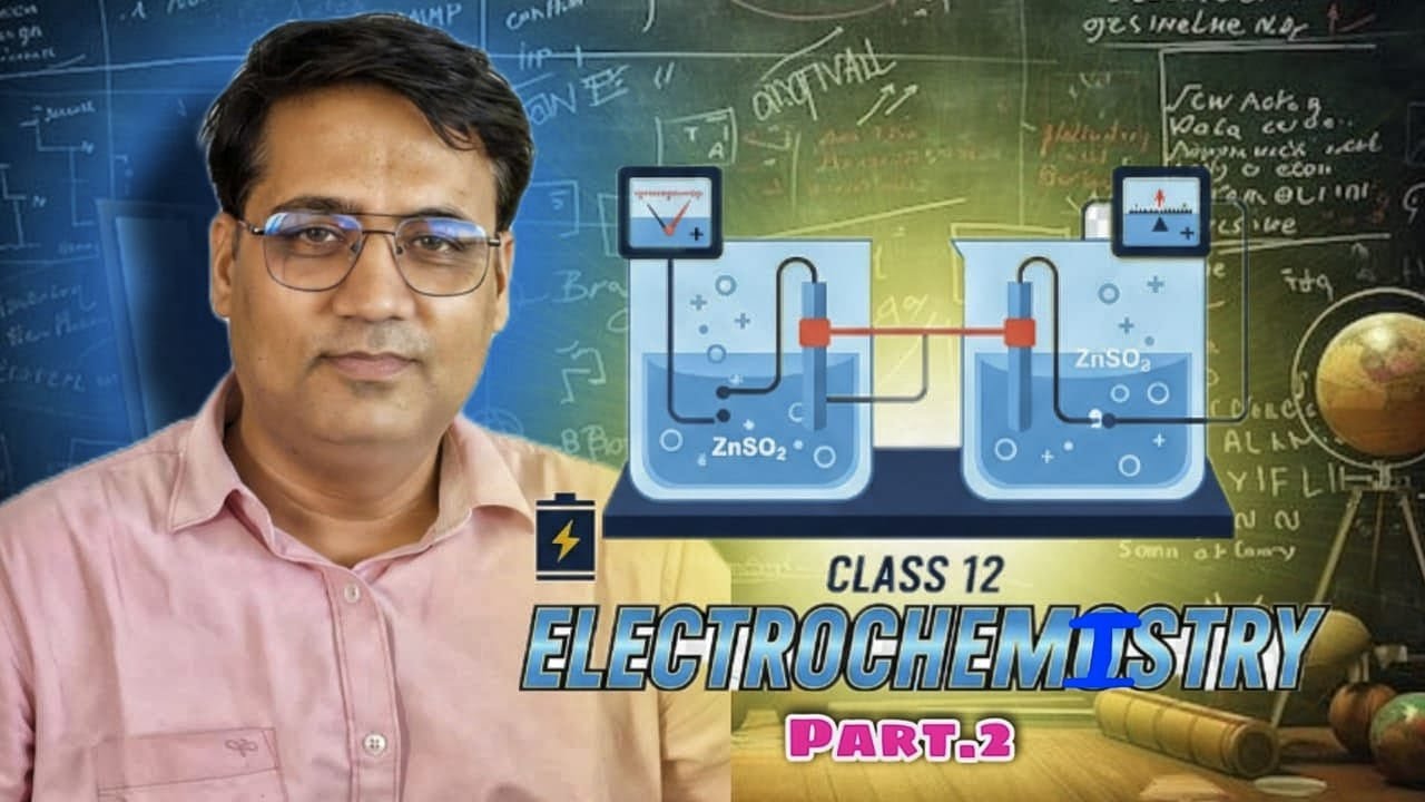 Electrochemistry part 2 Kohlrausch law, Nernst Equation and Faraday First law of Electrolysis 