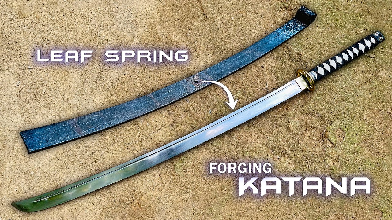 How to make a katana | Katana making | Forging a REAL Katana from Rusty Leaf Spring 🗡🗡️