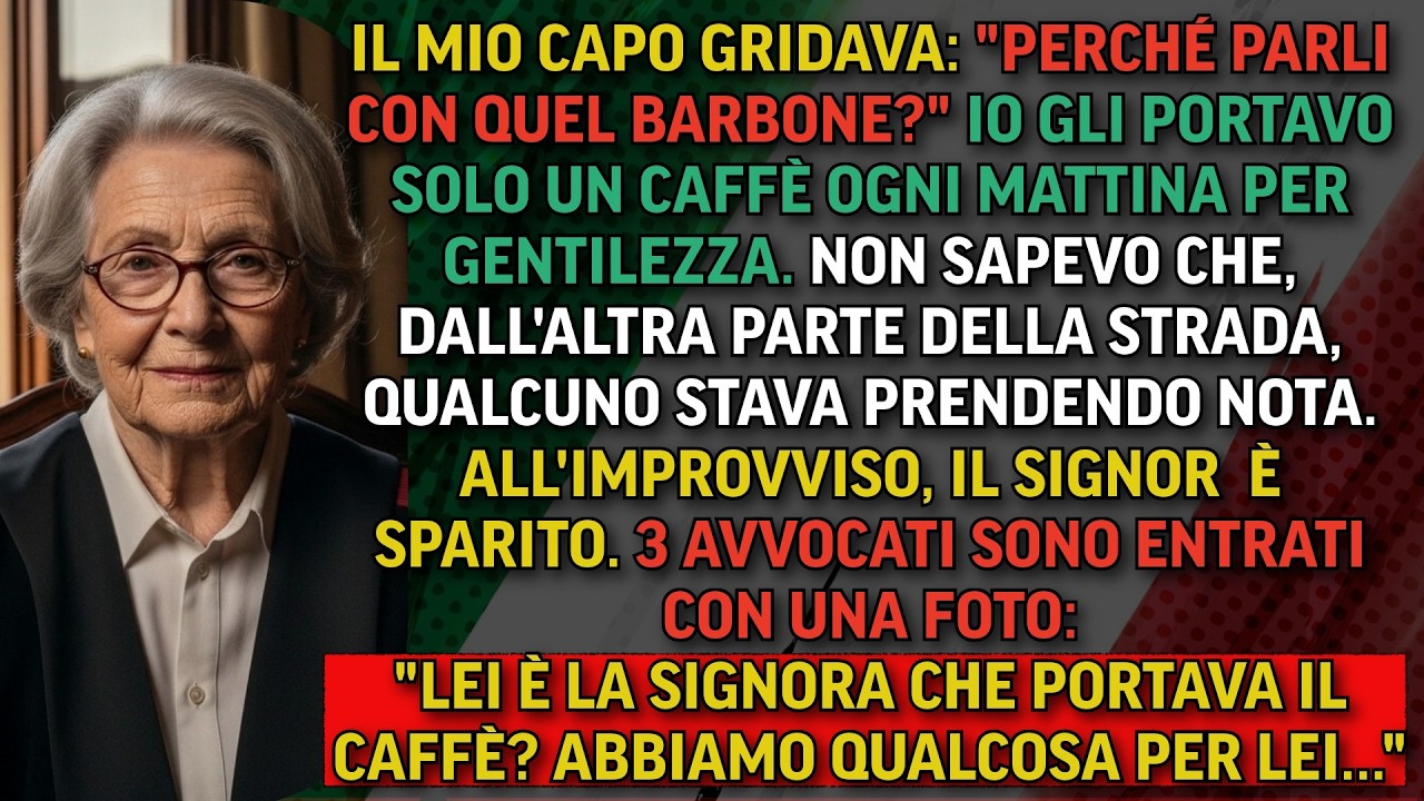 Non sapevo che qualcuno mi stesse guardando... Poi 3 avvocati hanno bussato alla mia porta.