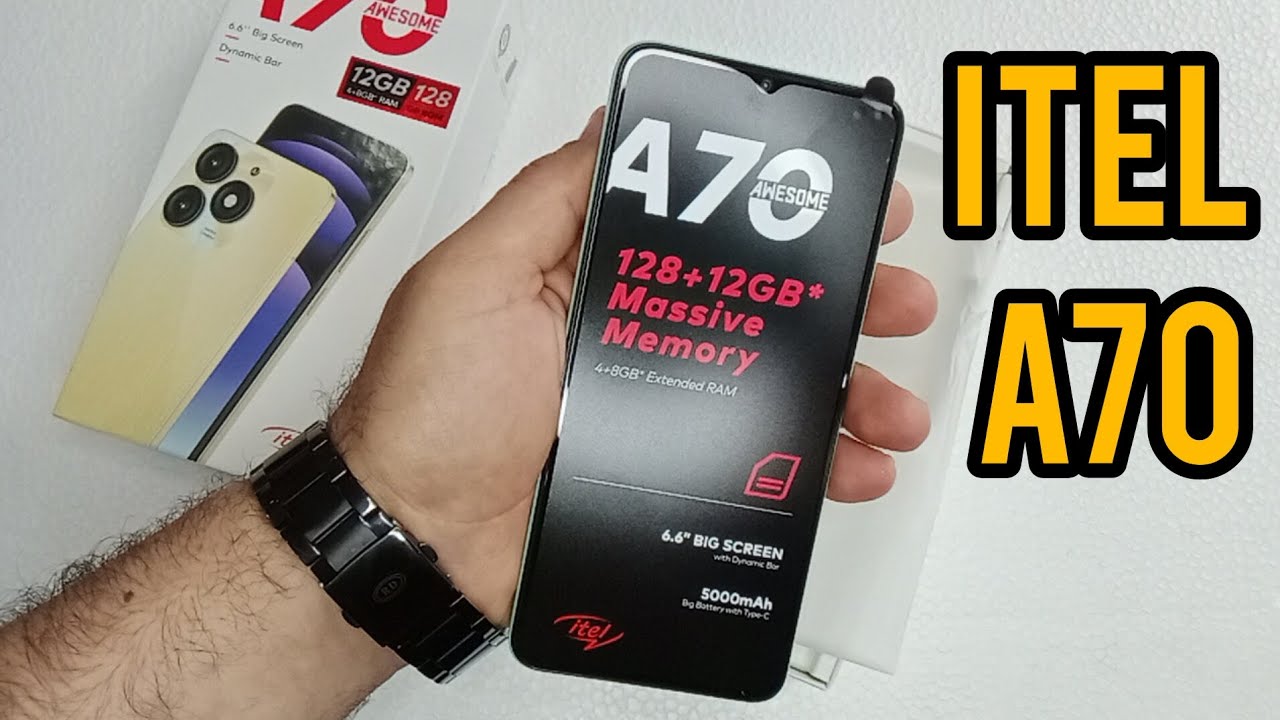 iTEL A70 unboxing , Test camera, Fiche technique, Price
