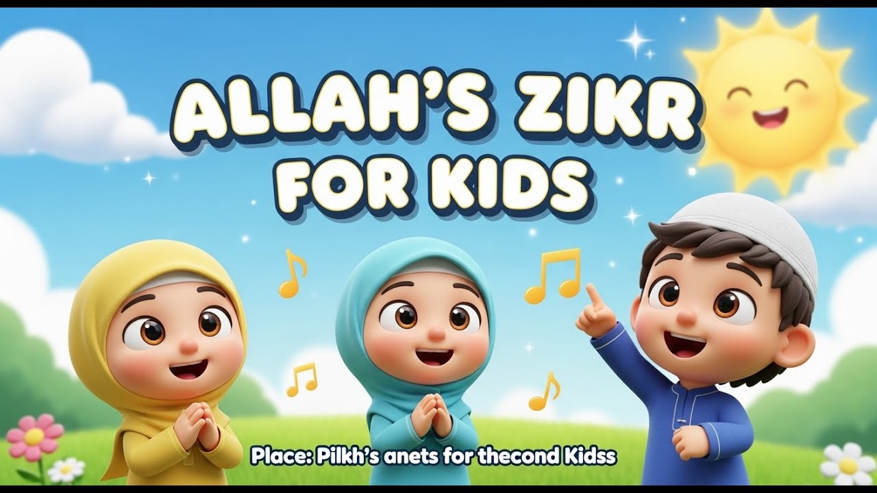 Allah’s Zikr for Kids | Fun Islamic Zikr Song for Children