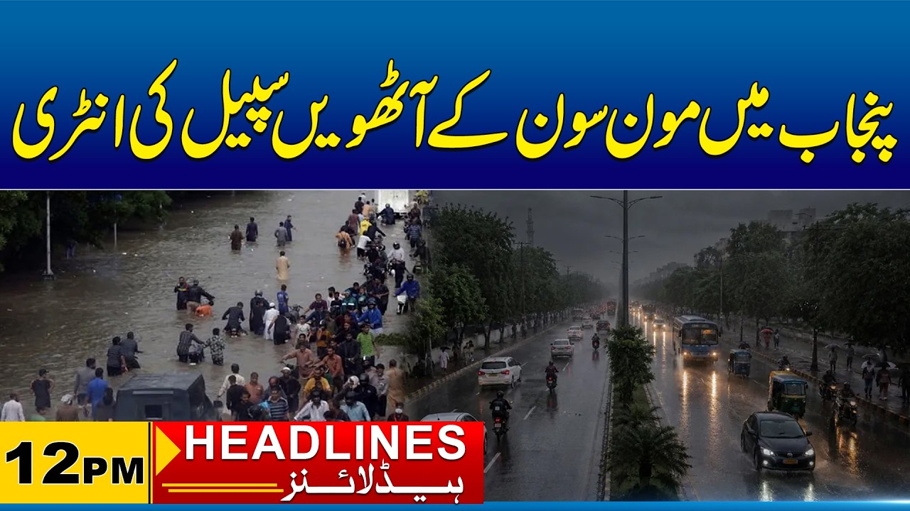 Heavy Rain | Punjab Monsoon Alert | 12PM News Headlines | 29 Aug 2026 | City 41