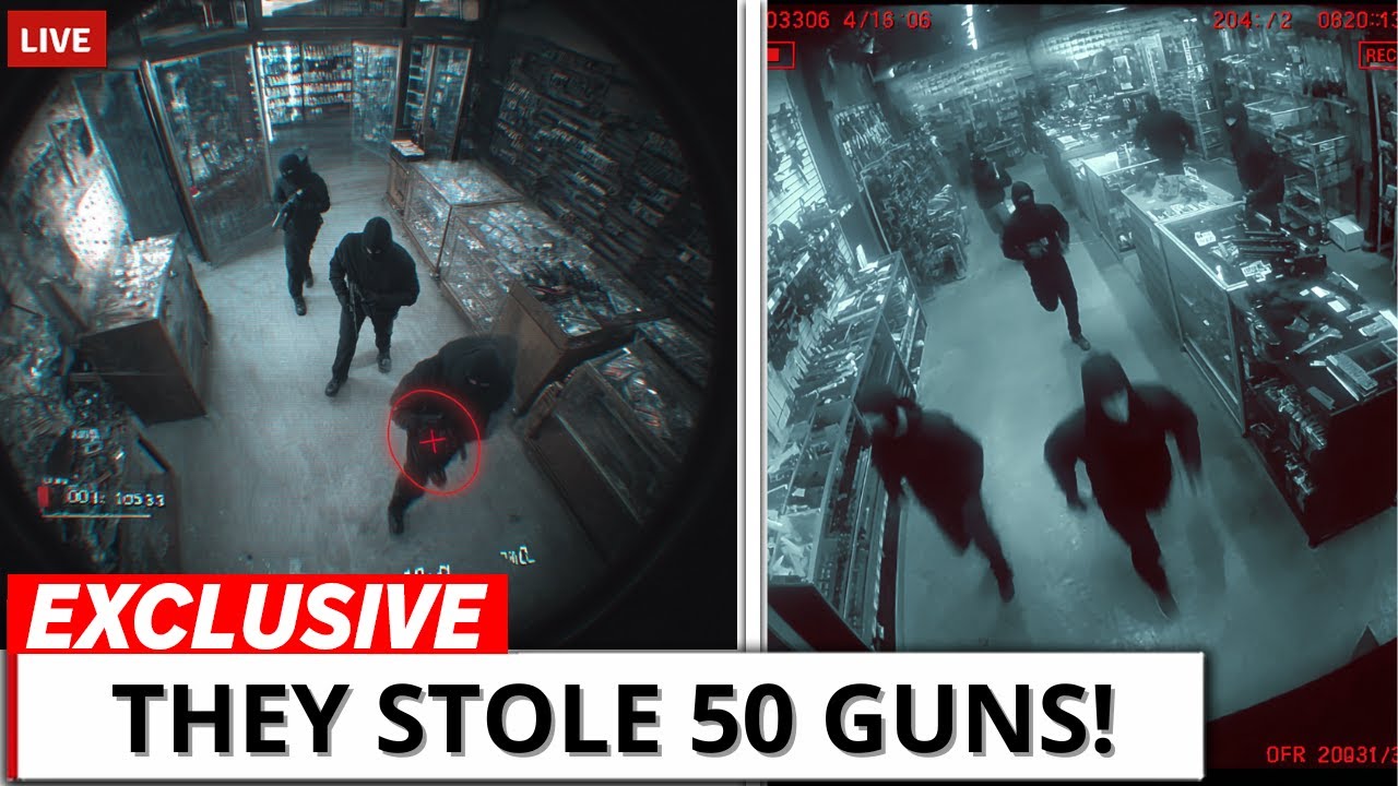 Shocking Gun Store Heist Caught on Camera!