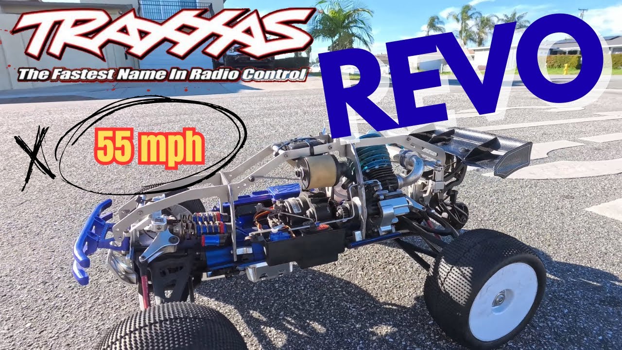 Traxxas REVO High Geared with a LRP32X