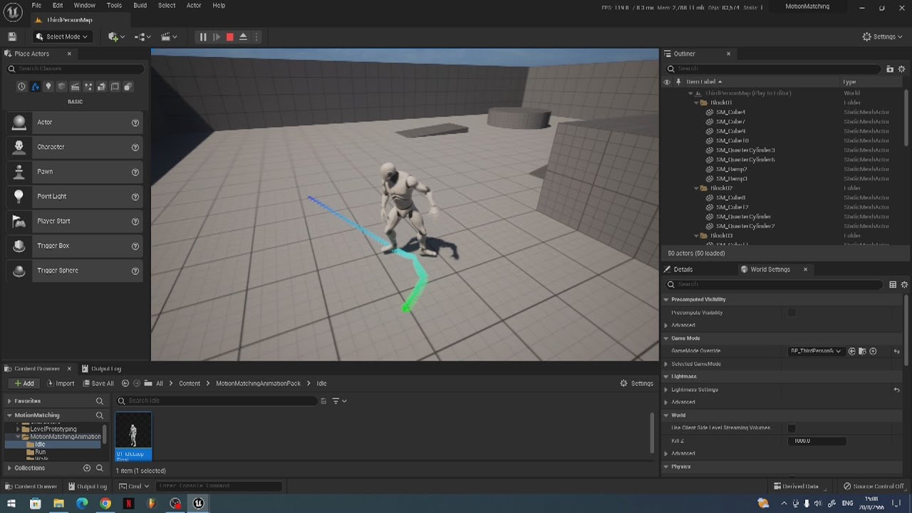 Unreal Engine 5 (v5.0.3) | Motion Matching | Tutorial