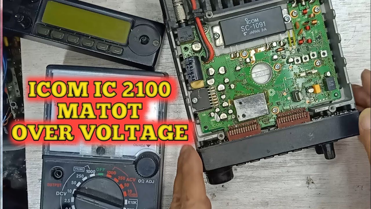 icom ic 2100 mati over voltage 20 volt