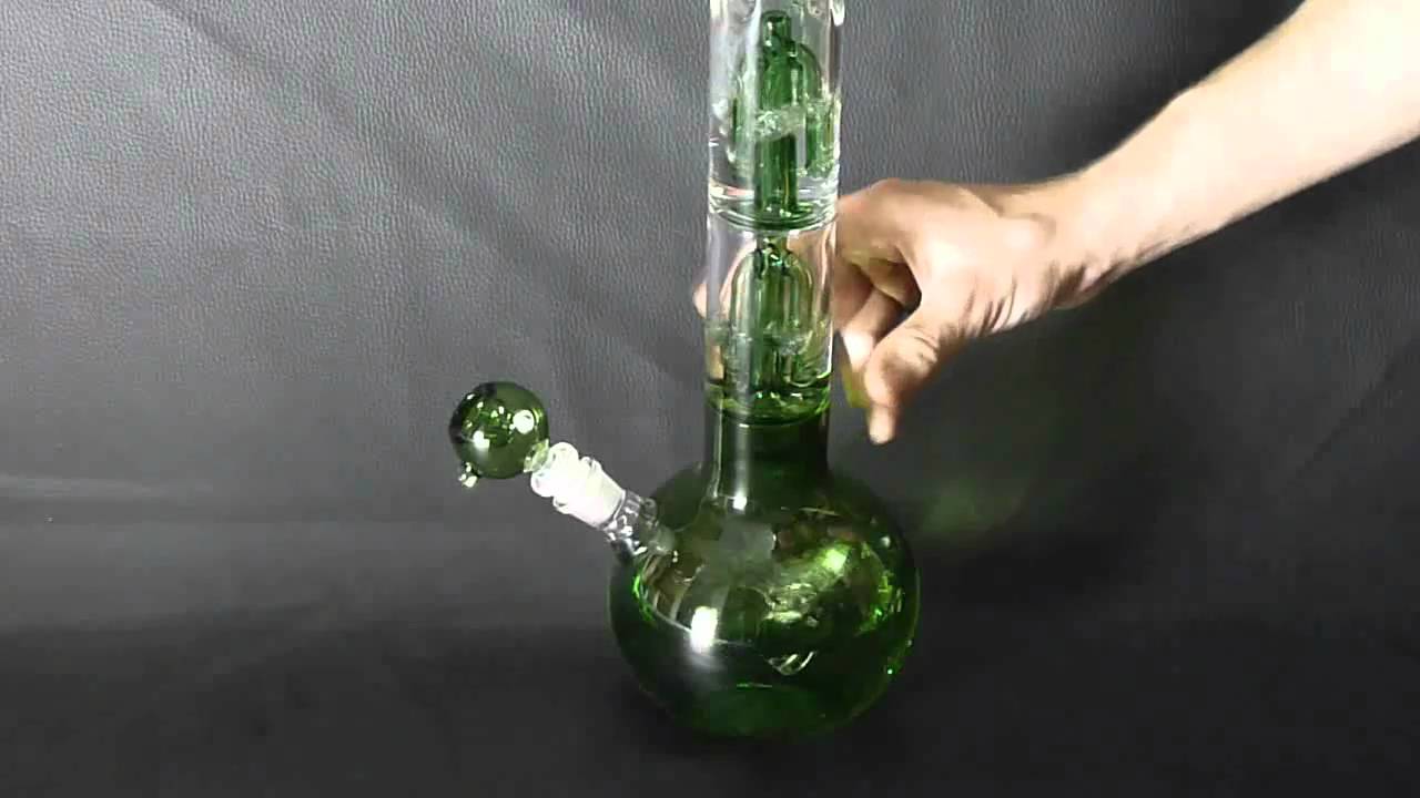 Blaze Double Percolator Bong GPC 004 perc
