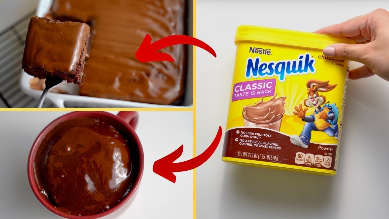 إزاي نحول النسكويك لكيكة رائعة! حضروها في دقائق في المج أو الفرن